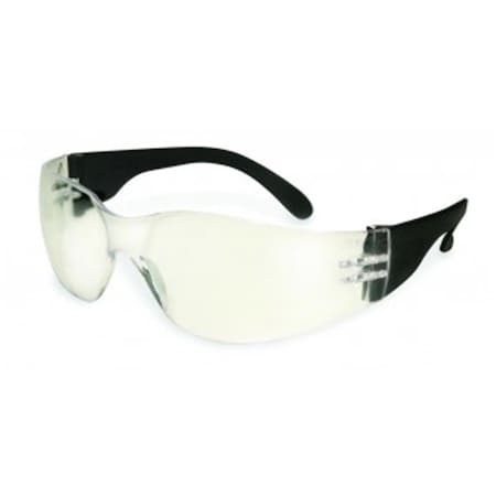 Safety I Pro Rider Frosted Temples Glasses With Clear Lens Anti-Fog, PK12 I PRO FRO CL A/F
